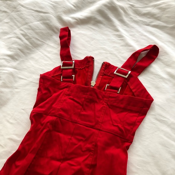 Red Mini Dress - Picture 2 of 2